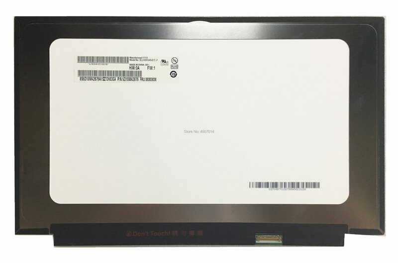 Darmowa wysyłka 14.0 ''inch B140HAN03.2 laptopa ekran Lcd IPS 1920*1080 w ramach procedury nadmiernego deficytu 30 pinów