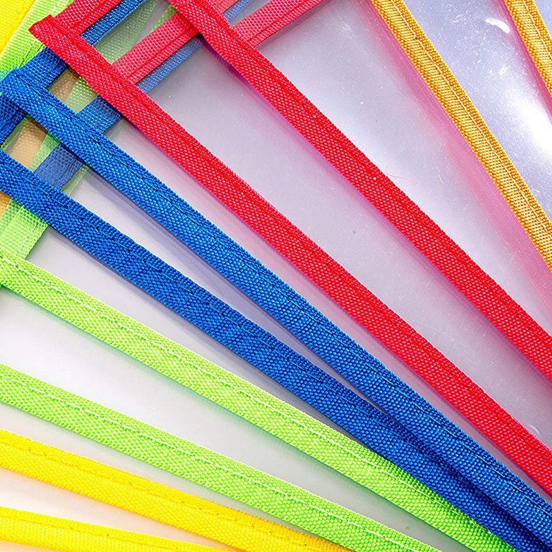 Bolsillos Reutilizables de Gran Tamaño de Borrado en Seco, 10X13, 30 Uds. Multicolores, Perfectos para la Organización del Aula, Novedad