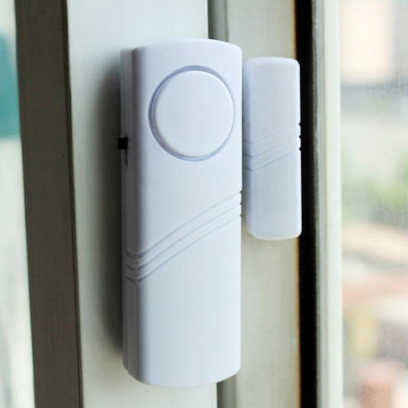 Okno drzwi bezprzewodowy alarm antywłamaniowy z czujnik magnetyczny bezpieczeństwo w domu bezprzewodowy dłuższy System urządzenie zabezpieczające