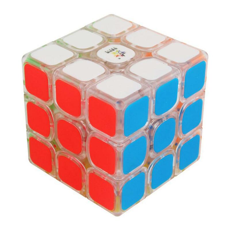 Rccity cubo mágico com superfície fosca 3x3, etiqueta para bebedouro