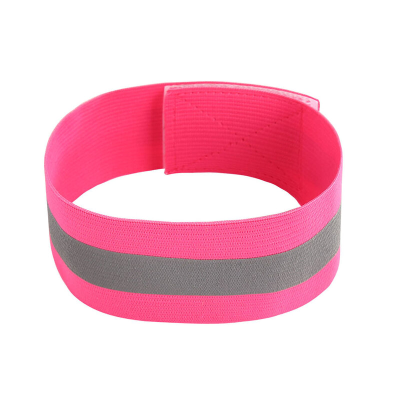 New Durable Safety Reflective Belt Strap Snap Arm Band Sports Running Armband Gift