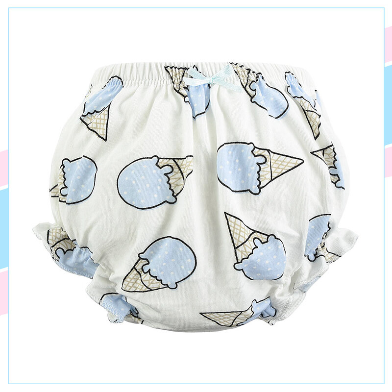 Bebê meninas bebê disper calças de algodão crianças calcinha do bebê da menina cuecas recém-nascidos para meninos da criança masculino roupa interior 0-3t