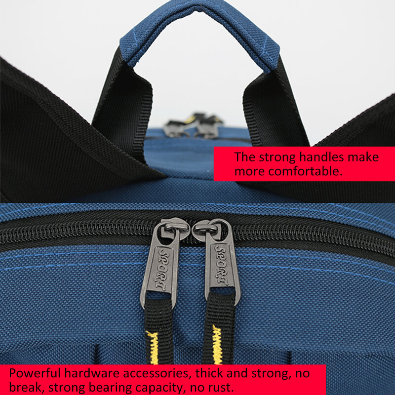 YILEQI ショルダーツールキット肥厚防水耐摩耗性オックスフォード布電気技師修理バッグ