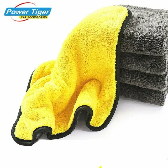 3PCS/Lot Car Wash Towel High Quality Microfiber Car Cleaning Drying Cloth Hemming Car Care Cloth Detailing Car Cleaning Tool