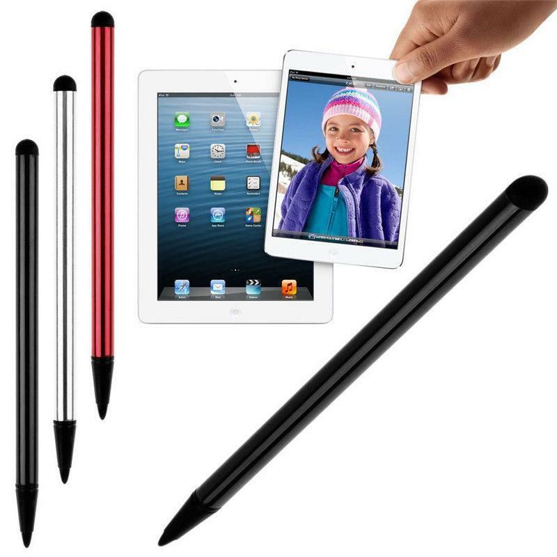 หน้าจอสัมผัสสไตลัส2Pcs คุณภาพ Capacitive Universal Stylus ปากกาสำหรับ iPad Samsung โทรศัพท์มือถือ PC Tab