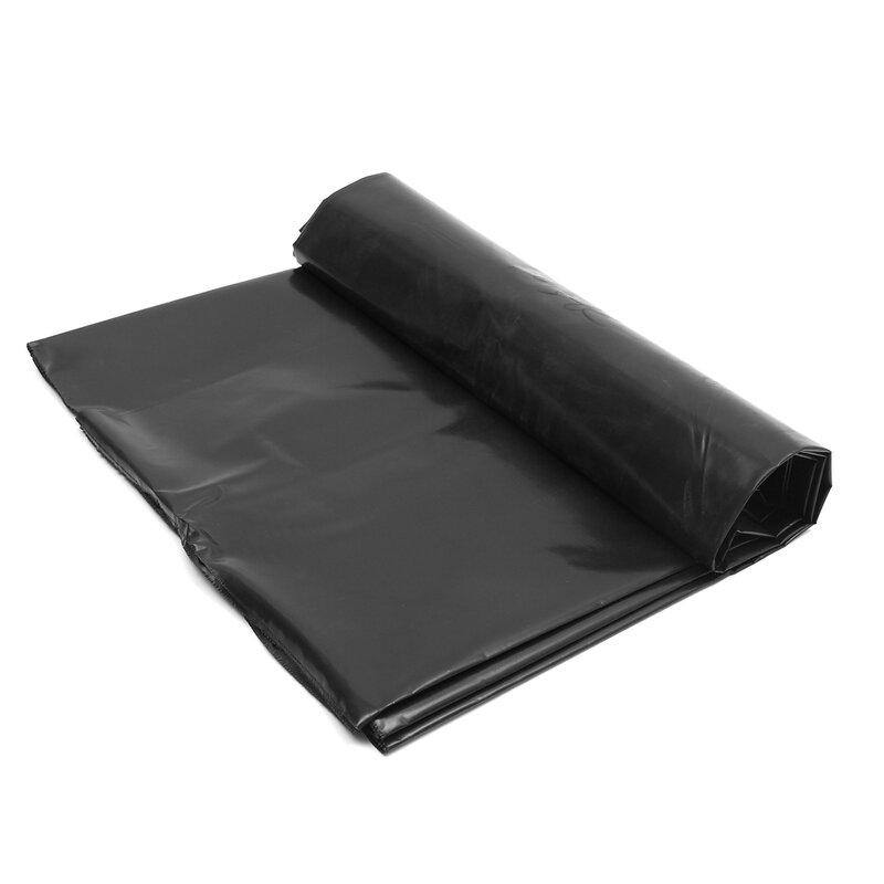3X2M Black Fish Pond Liner Cloth Home Pool Reinforced HDPE Heavy Landscaping Pool Waterproof Garden Basin Pond Liners Cloth