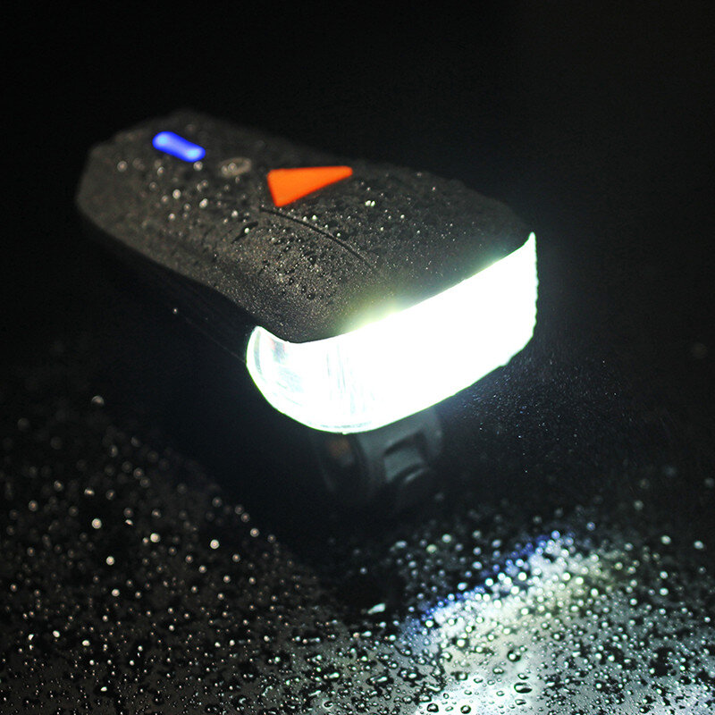 XANES 600LM phare 2 LEDs 5 modes lampe de poche vélo lanterne vélo capteur intelligent avertissement projecteur voiture électrique torche avant Batterie au lithium polymère étanche SFL-01ABS 1200mAh Capteur de choc Cha