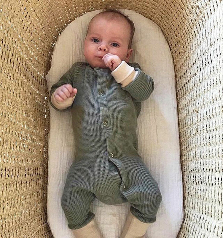 Pudcoco 新生児ロンパース 2019 新しい女の赤ちゃんの男の子スーツ秋冬暖かい長袖ロンパース新生児服