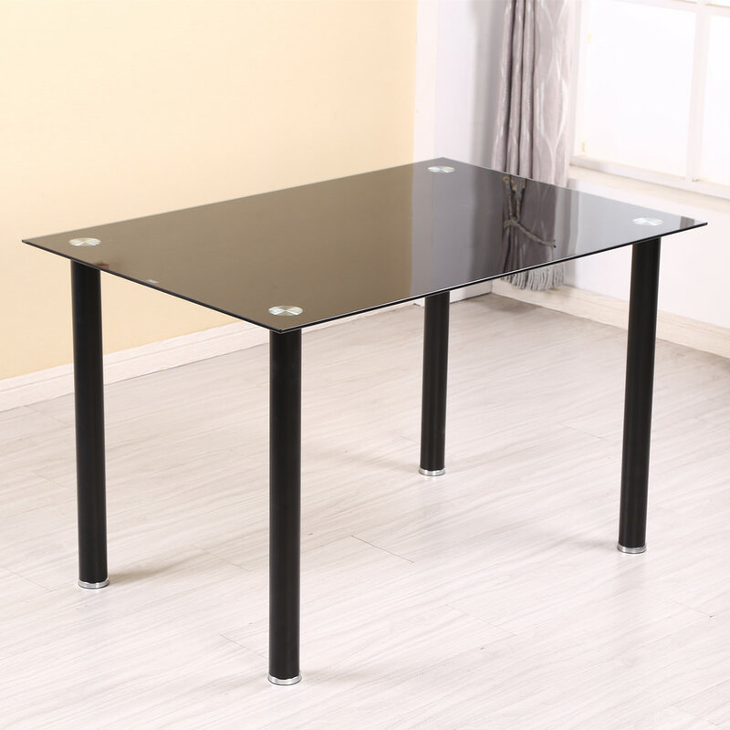 Panana zastawa stołowa z 4/6 szt. Krzeseł ze sztucznej skóry wysokometalowy wyściełany fotel kuchenny