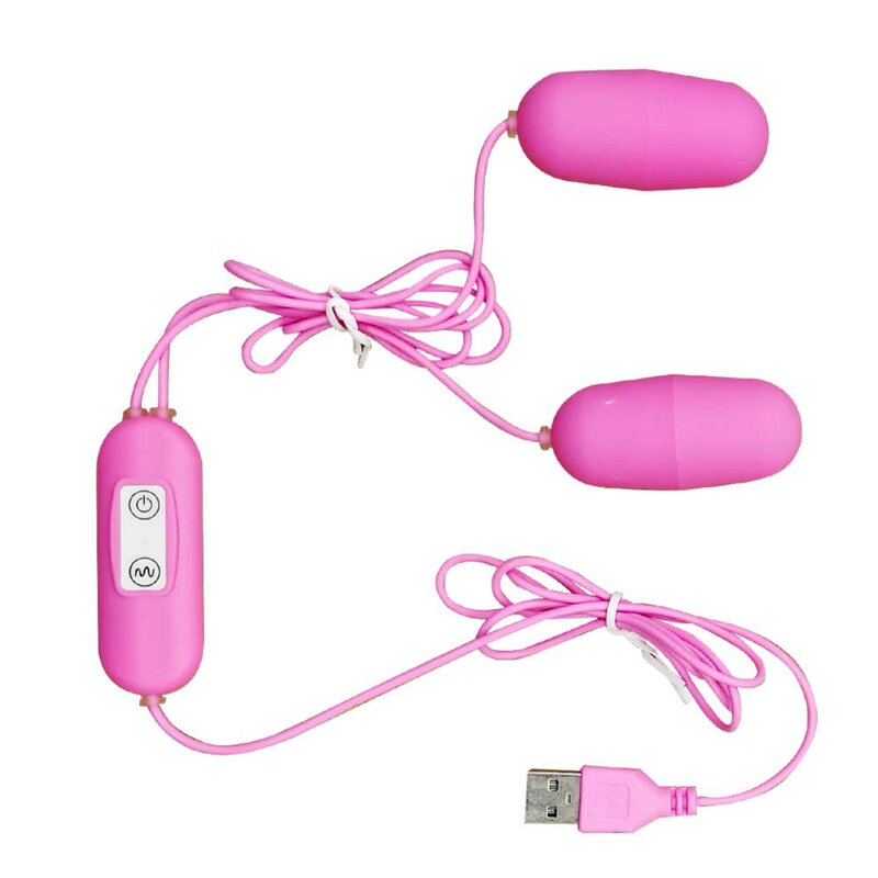 EXVOID Dual Egg Vibrator หัวนม G - Spot Massager Clitoris Stimulator USB Vibrator ของเล่นเพศสำหรับผู้ใหญ่ผลิตภัณฑ์การสำเร็จความใคร่