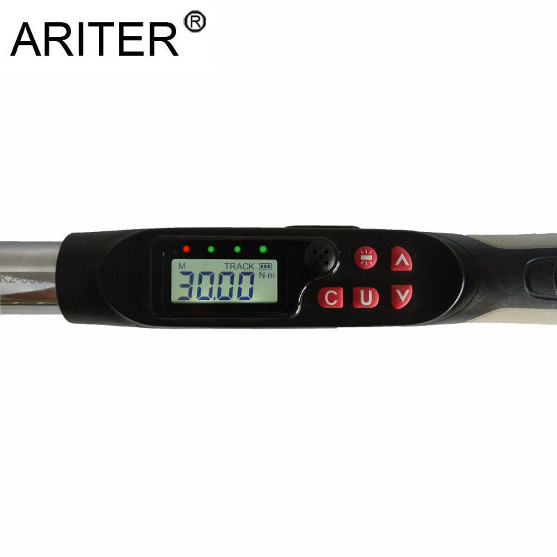 أريتر 2% دقة 1-340N.m قابل للتعديل المهنية الإلكترونية الرقمية مفتاح العزم لإصلاح وصيانة الأدوات اليدوية