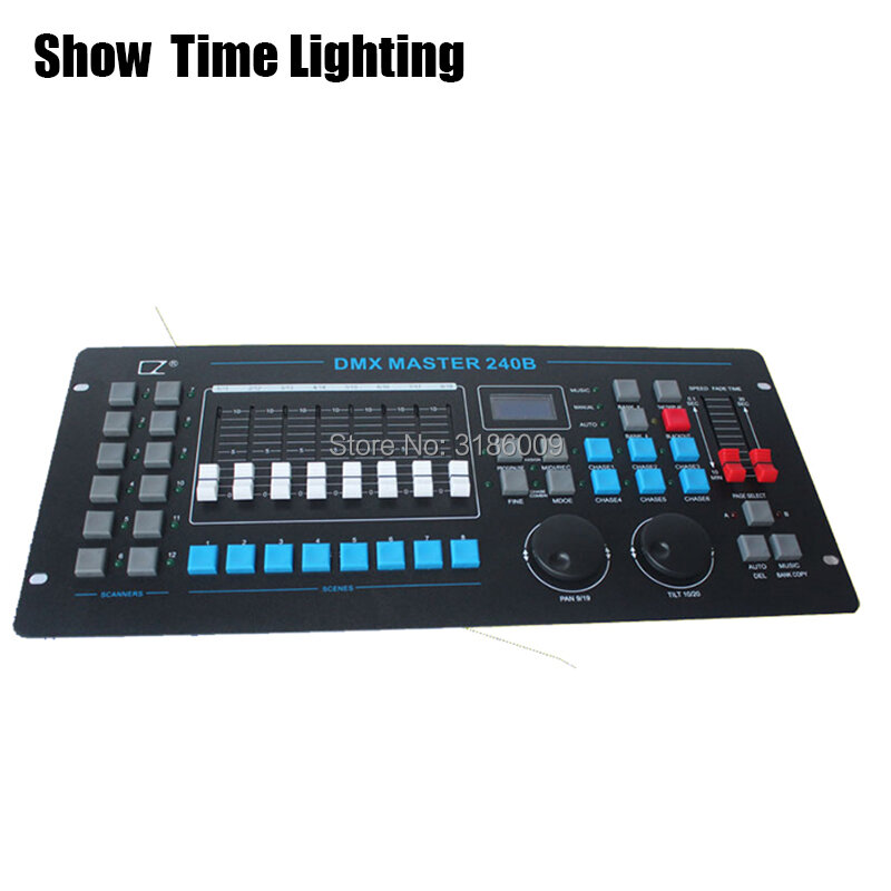Show time 240B DMX Master Controller Console di illuminazione scenica attrezzatura DJ Console DMX 512 per faretti a testa mobile Par LED