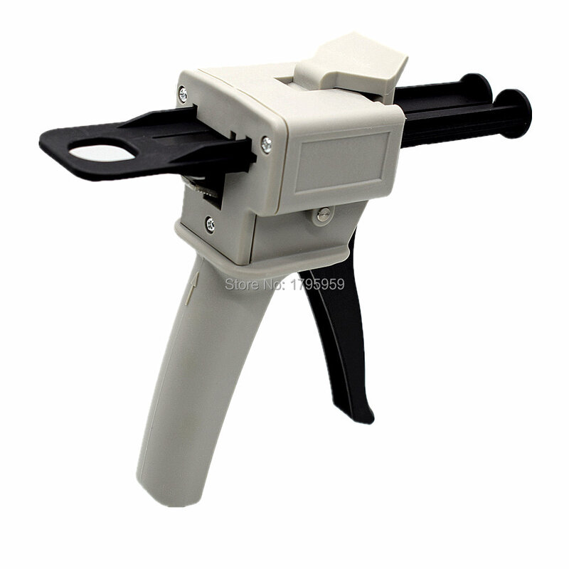 50ml 1:1 AB Glue Gun Manual Caulking Gun Applicator AB Epoxy Glue Adhesive Applicator for 50ml 1:1 Glue Adhesive Dispensing