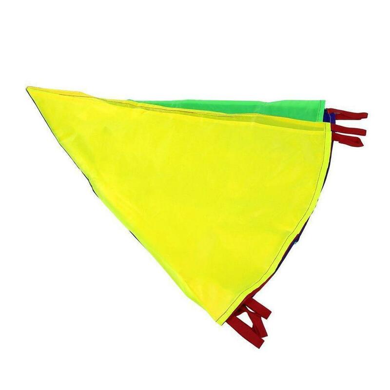 Children Play Rainbow Outdoor Game Exercise Sport 8 Handles Parachute Toy Drop Shipping