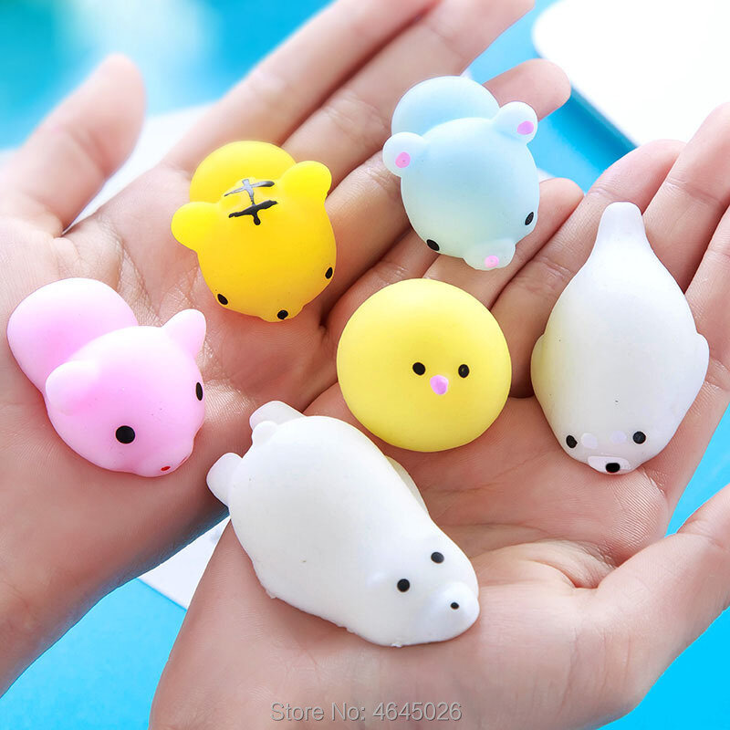 Squishy Mini Animals Squeeze Toy Mochi Cat Antistress Cute Squishes Squishies Set Anti stress Funny Toys for Children pack