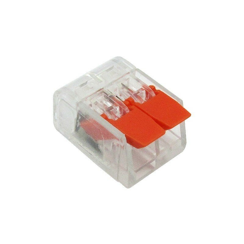 Bornes de câblage électrique type 412 – 415 30 pièces/boîte, connecteurs de fils domestiques, bornes rapides pour la connexion de fils