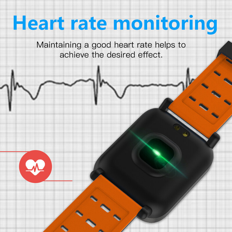 A6 Sport Smart Horloge Hartslagmeter Fitness Tracker Sleep Monitor Waterdichte Sport Horloge Band voor IOS Android Geschenken