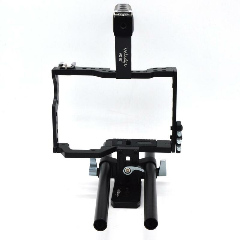 DV – support pour Veledge VD-07 tige plate-forme DSLR caméra vidéo, Kit stabilisateur pour Sony Gh4 A7S A7 A7R A7Rii A7Sii poignée supérieure