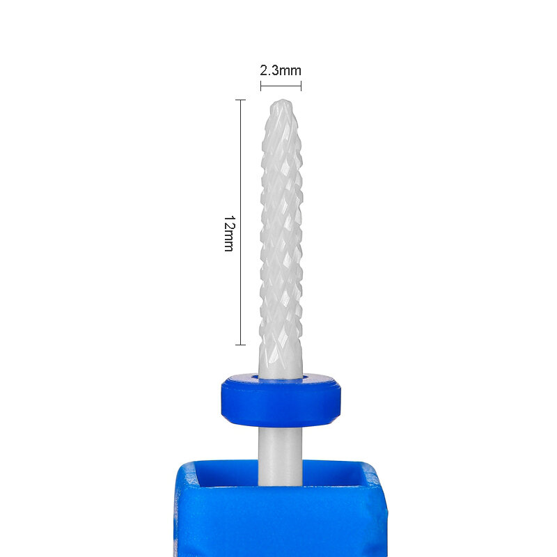 Meisha 1Pcs Ceramic Nail Drill Bits Milling Cutter For Manicure Electric Nail Files Pedicure Electric Machine Accessories HF0010