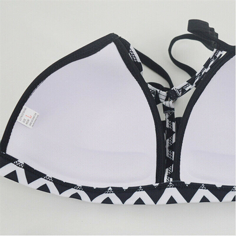 Meihuida-Bikini de cintura alta para mujer, traje de baño para playa y piscina, S-XXL