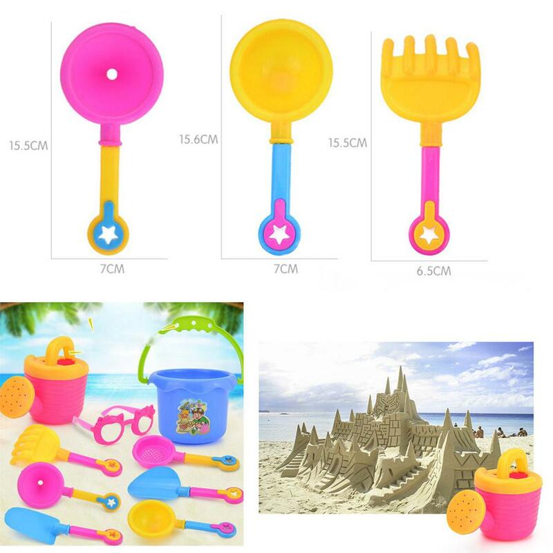 RCtown Simulate Kettle Bucket Shovel Funnel Glasses Beach Seaside Water Sand Play Toys