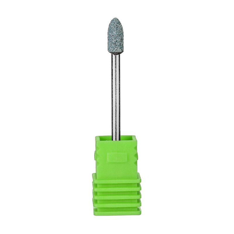 Meisha 2Pcs Ceramic Stone Nail Drill Bits Electric Machine Burrs Accessories Manicure Milling Cutter Remove Nail Gel Tool HF0007