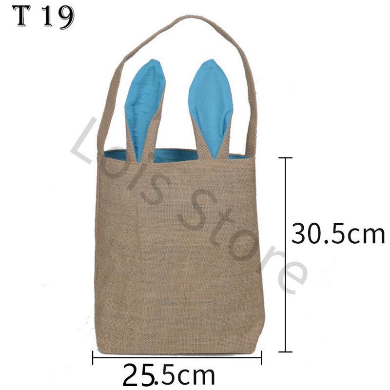 1 шт. новая дизайнерская Пасхальная сумка с милыми ушками кролика тканевая сумка-тоут сумка Корзина для яиц конфеты подарки охота на Пасху п...