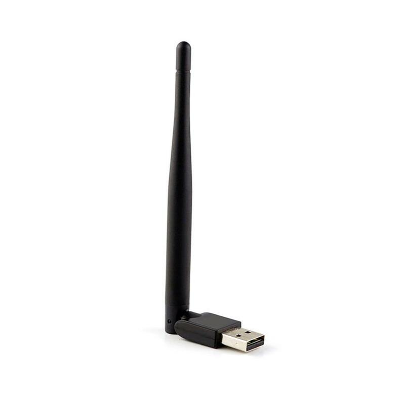 BEESCLOVER-miniadaptador Wifi inalámbrico para DVB-T2 y DVB-S2, 7601, 2,4 Ghz, antena de red, tarjeta LAN para Windows