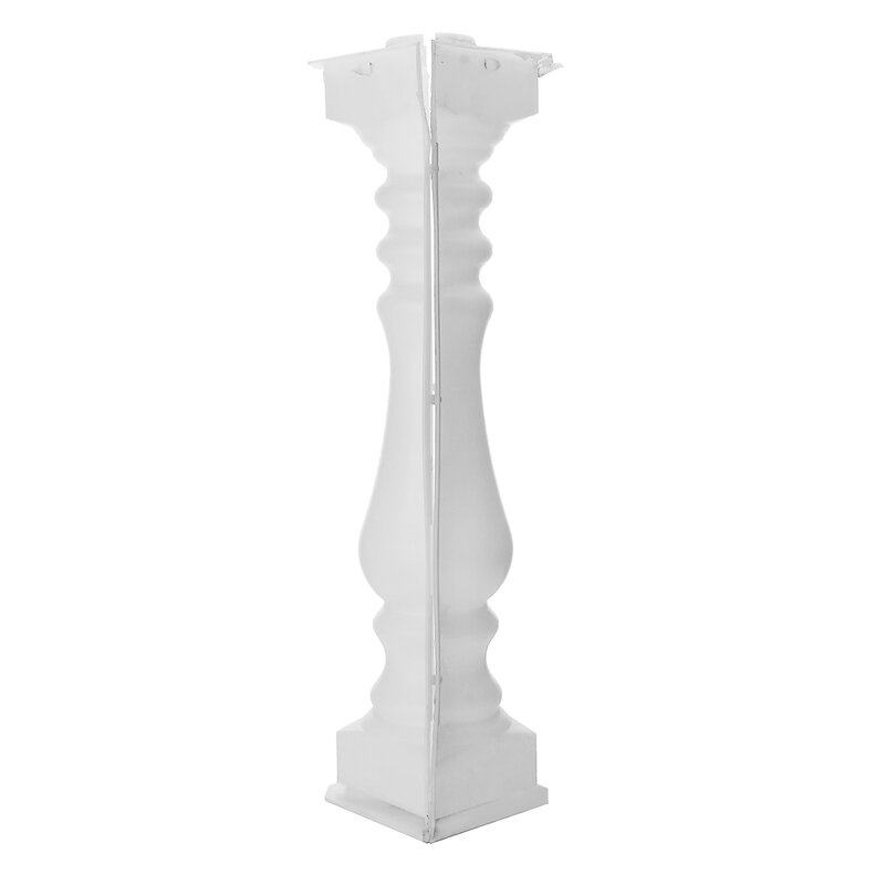 Molde coluna romana de 60x14cm, para varanda, jardim, piscina, cerca, cimento, gesso, molde de concreto, coluna, balaustrada, construção