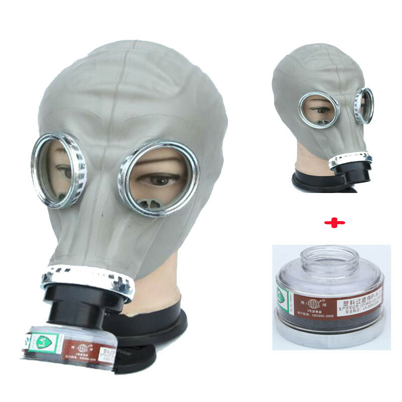 2 in 1 Paint Spraying Military soviet Russian gas mask Chemcial Full Face Facepiece Industry Respirator