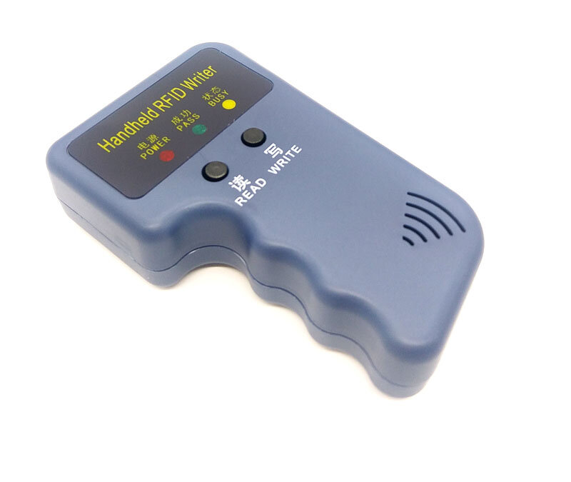 Lecteur de cartes RFID portatif 125Khz, copieur, programmateur, copie de cartes d'identité + 5 étiquettes inscriptibles chacune, EM4305