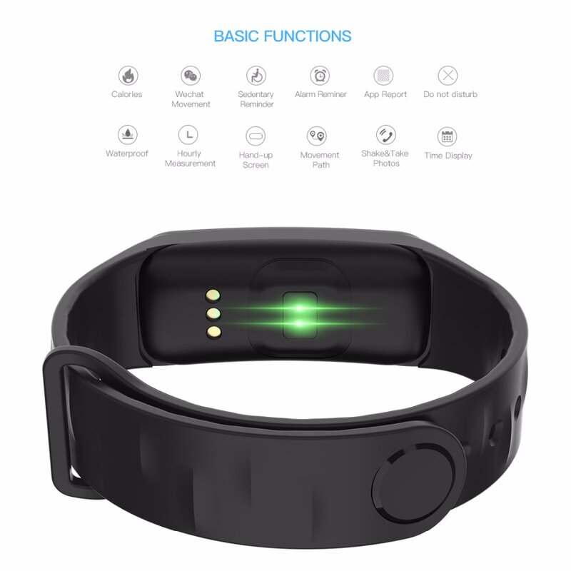 Smartwatch c1 plus, pulseira inteligente com tela colorida, monitor de pressão arterial e frequência cardíaca, esportivo, para android e ios