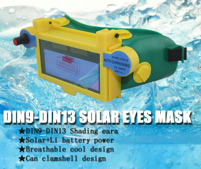 태양 자동 어둡게 음영 용접기 눈 마스크 헬멧 눈 아크 TIG MMA MIG MAG 용접 기계에 대 한 고글/용접기 안경