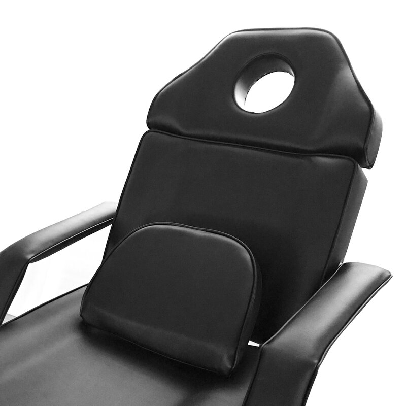 Panana Professional Massage Bed Chair Facial Beauty Barber Couch Bed Stool For Tattoo Therapy Salon Removable Cushion White