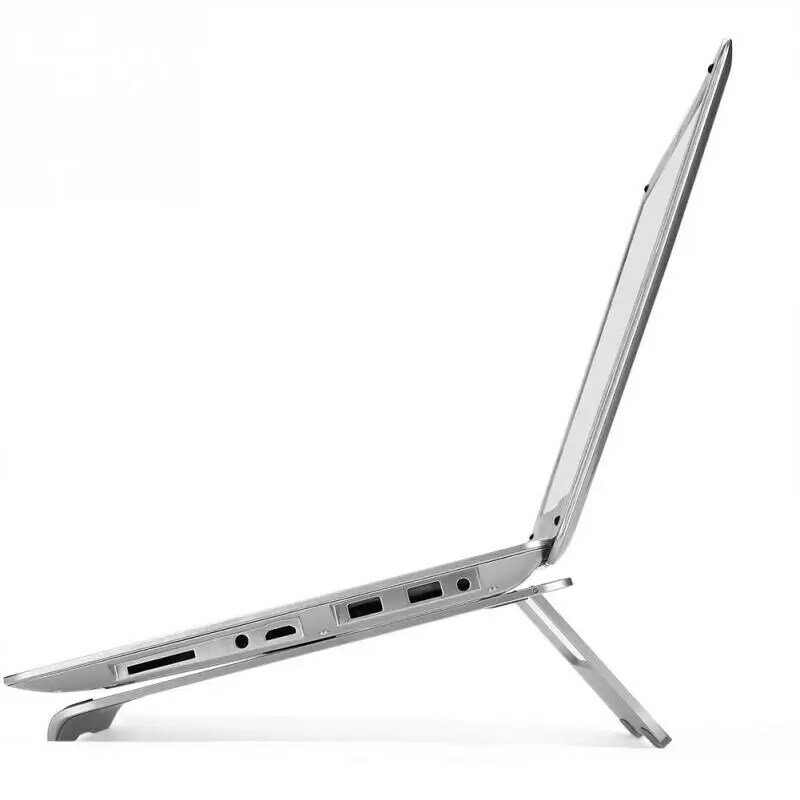 Supporto per Laptop pieghevole in lega di alluminio supporto per Laptop pieghevole supporto per Notebook portatile antiscivolo supporto per dissipazione del calore