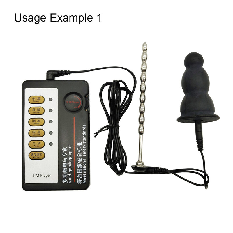 EXVOID Electric Shock Host Dual Output Therapy Massager Medical Themed Toys Adult Sex Toys for Couples Electro Stimulation