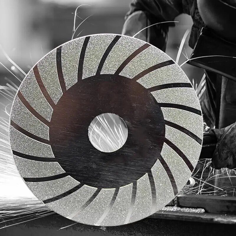 Disco abrasivo da 100 mm disco diamantato elettrolitico lama per sega taglio carburo pietra smerigliatrice angolare utensile rotante piastrellatura lavorazione del legno