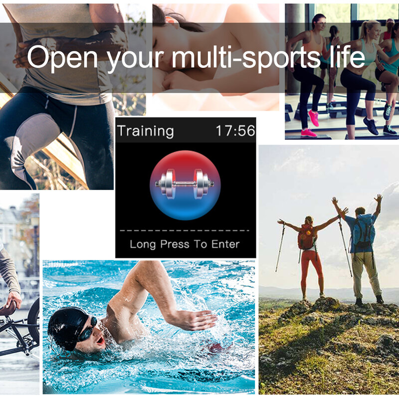A6 Sport Smart Uhr Herz Rate Monitor Fitness Tracker Schlaf Monitor Wasserdichte Sport Uhr Band für IOS Android Geschenke