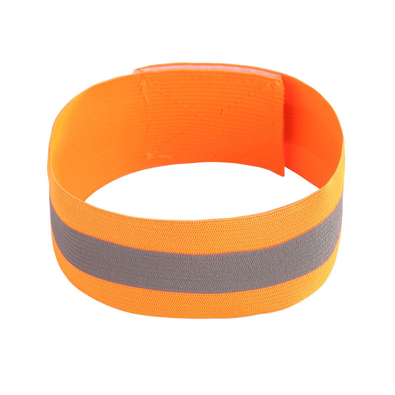 New Durable Safety Reflective Belt Strap Snap Arm Band Sports Running Armband Gift