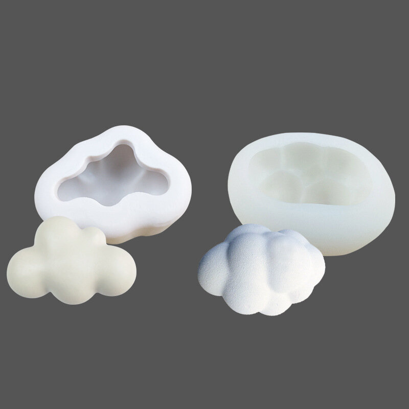 1pc ferramentas de cozimento silicone fondant bolo molde nuvens forma mousse bolo molde 2 tamanhos bolo ferramentas decorativas