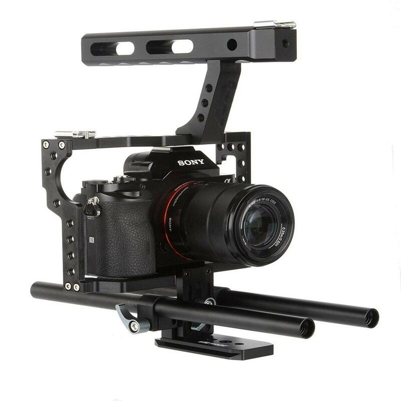 DV – support pour Veledge VD-07 tige plate-forme DSLR caméra vidéo, Kit stabilisateur pour Sony Gh4 A7S A7 A7R A7Rii A7Sii poignée supérieure