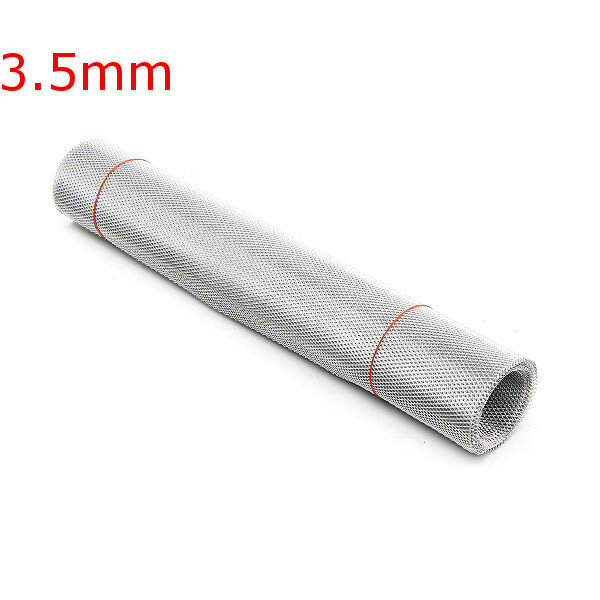 50cm x 300cm drobne aluminiowe modelowanie Mod Mesh filtr druciany arkusz otwór Dia 2mm/3.5mm