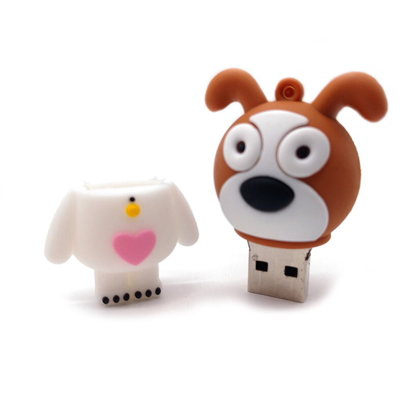 Pendrive usb de animales de dibujos animados para todo tipo de mascotas, memoria usb de 4GB, 8GB, 16GB, 32GB y 64GB, regalos encantadores