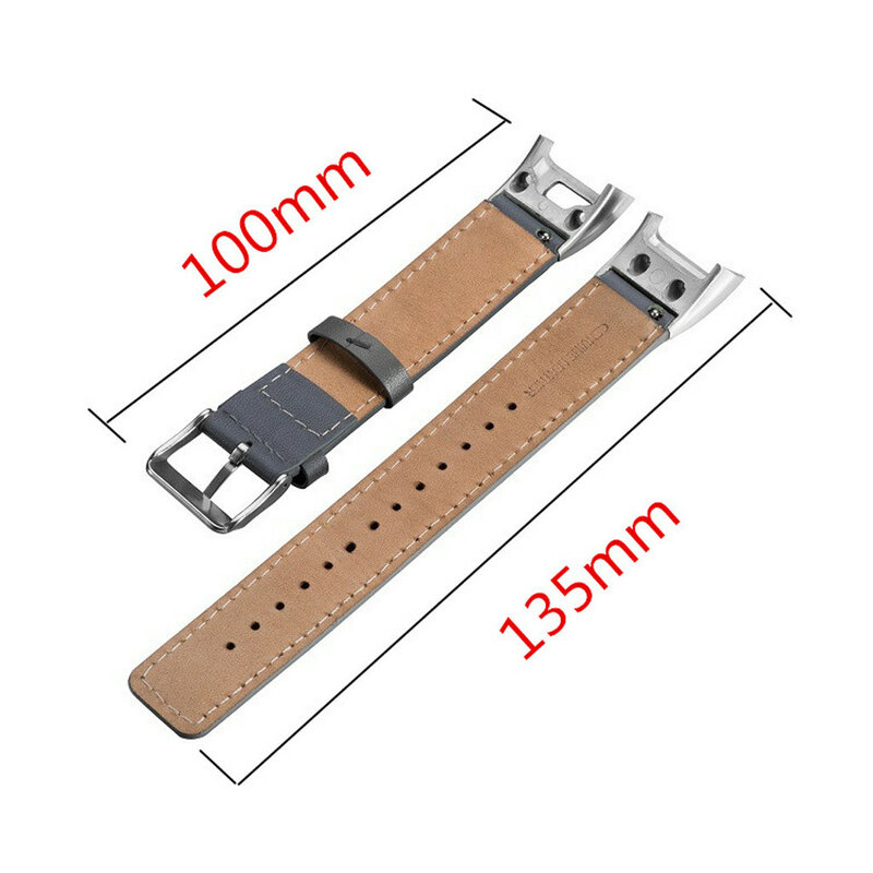 Bracelets de montre simples de luxe de mode pour Garmin VIVOsmart HR remplacement de cuir de luxe bracelet de montre de Sport bracelet de montre ceintures d'affaires