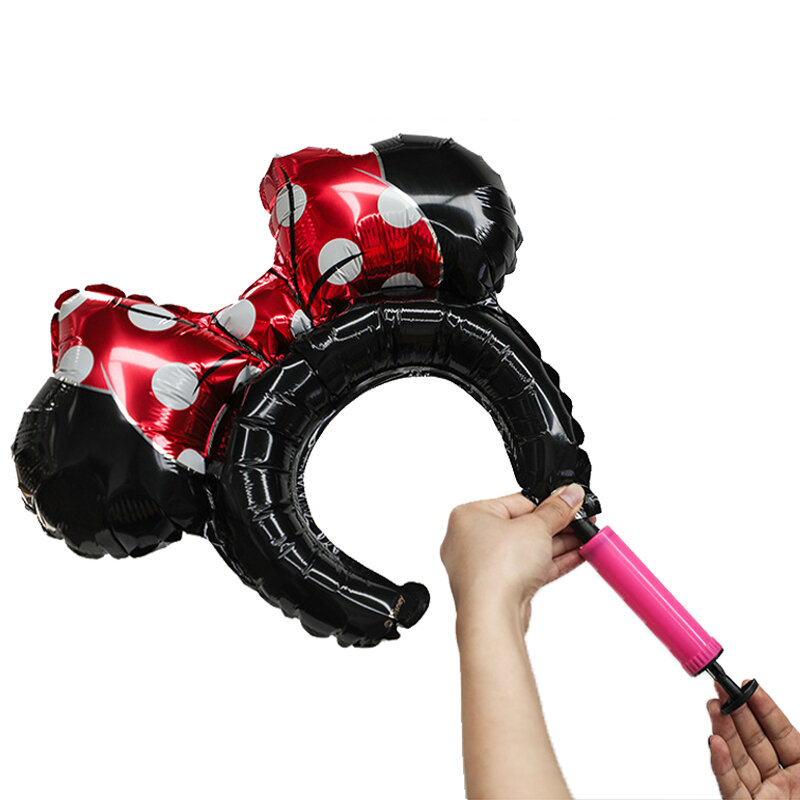 Mini pompe à ballons en Latex, 1 pièce, accessoires, pompes à Air, à main, fournitures de fête d'anniversaire, portable, en aluminium