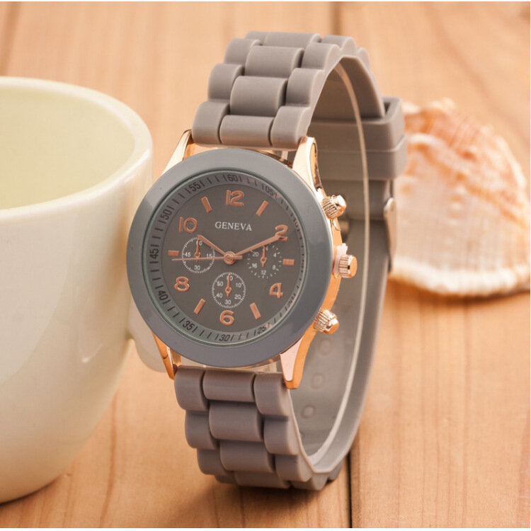 Top Luxury Brand Silicone quartz watch women men ladies fashion bracelt wrist watch wristwatch relogio feminino masculino Clock
