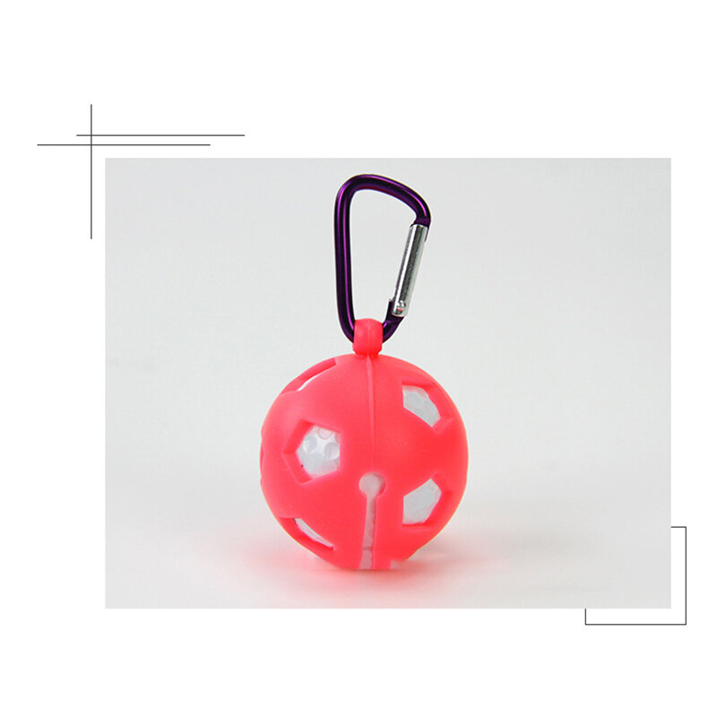 1 шт. случайный цветной мяч для гольфа силиконовая Втулка с отверстиями для шариков защитный Брелок «Обложка» Аксессуары для гольфа
