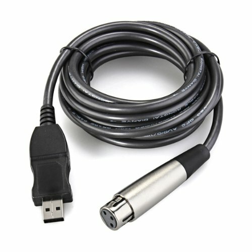 Оптовая цена, USB штекер к 3 контакту XLR гнездовой микрофон, микрофон, студийный аудио кабель
