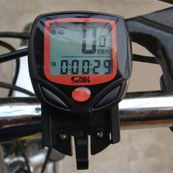 Ordenador de bicicleta para ocio, odómetro, velocímetro, 14 Funciones, resistente al agua, con pantalla LCD, MBI-67