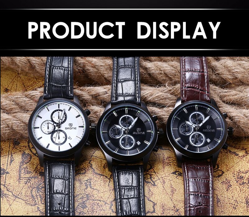 Новинка 2019, бренд Men'sLeisure, модные роскошные спортивные часы с кожаным ремешком, простые кварцевые мужские часы, мужские часы